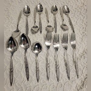 Oneida ROYAL HARVEST Spoons Forks Set Lot Bundle Of 15